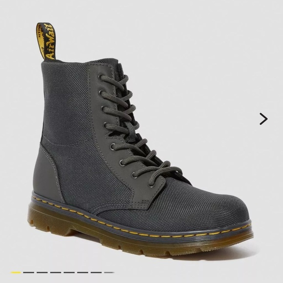 Dr. Martens Size M 5 /W 6 Charcoal Unixes Combs Extra Tough Poly Casual Boots - Picture 1 of 11